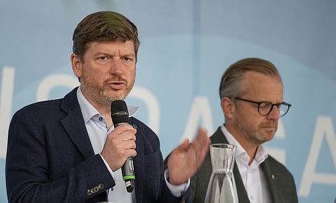 Martin Ådahl (C) och Mikael Damberg (S).