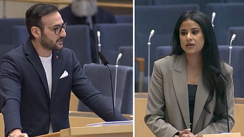 Tony Haddou och Nadja Awad