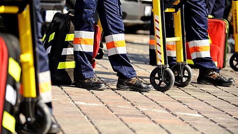 Tyst minut för mördade ambulanssjuksköterskan
