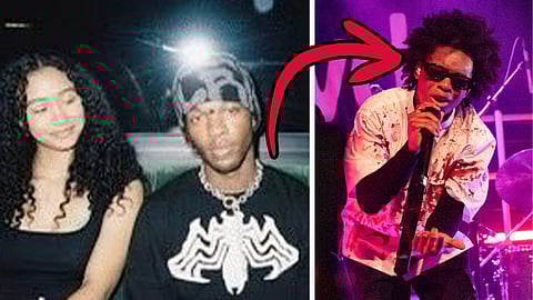 Till vänster: Bilden sägs visa Celeste Rivas Hernandez och rapparen D4vd