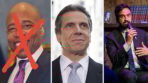Eric Adams, Andrew Cuomo och Zohran Mamdani