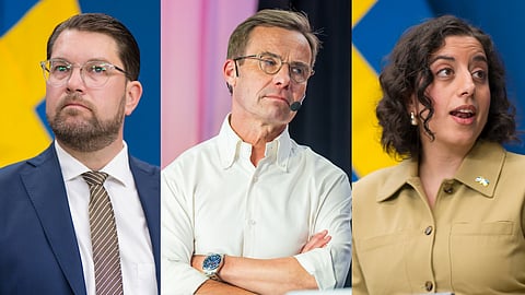 Statsminister Ulf Kristersson (M) om Liberalernas SD-besked: "Tar det med en nypa salt"