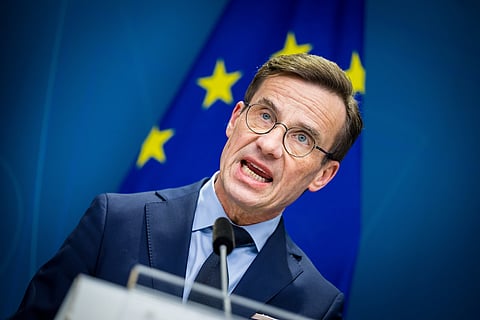 Kristersson rasar efter partiledardebatt: ”Förfärligt” – kräver att Dadgostars mikrofon stängs av