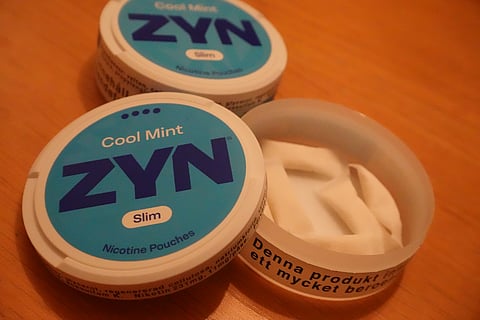 Zyn Cool Mint. Vitt snus.