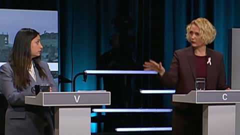 Nooshi Dadgostar (V) & Anna-Karin Hatt (C)