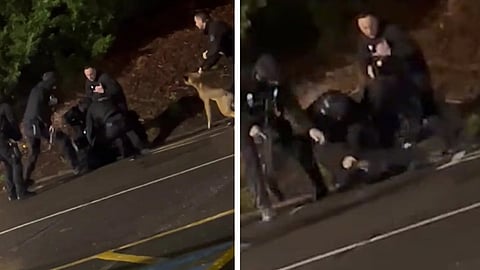 Elva till sjukhus efter knivattack på tåg i England – här grips den misstänkte gärningsmannen