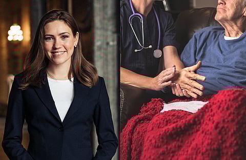 Nike Örbrink, gruppledare för KD i Stockholm. 