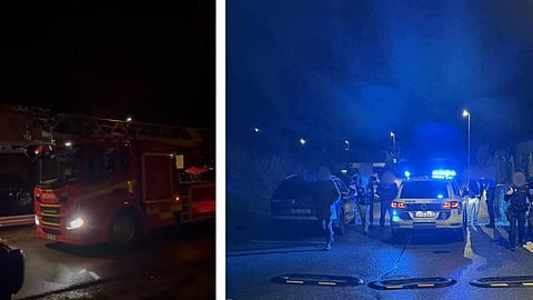 Sprängning i Upplands Väsby