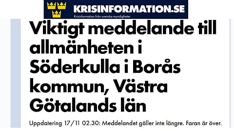 Bil sprängdes – VMA utfärdades