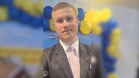 Axel Hugosson, undervice förbundsordförande för Ungsvenskarna. 