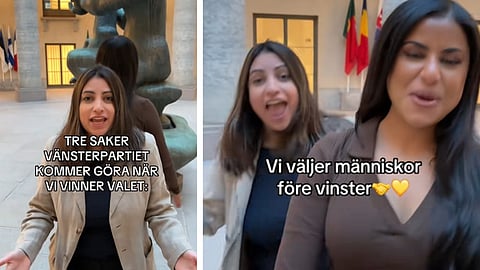 Nooshi Dadgostar och Nadja Awad.