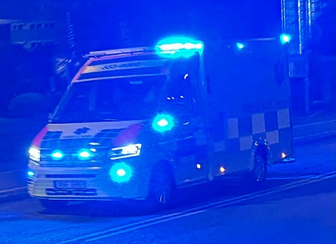 Fullsatt buss välte – sex skadade