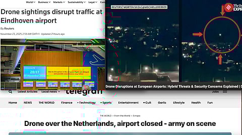  Några av alla rapporter om drönarincidenter runt om i EU - här Reuters, the Indian Express och Telegrafi.