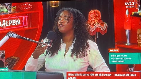 Programledaren Assia Dahirs frustration över Trumps migrationspolitik.