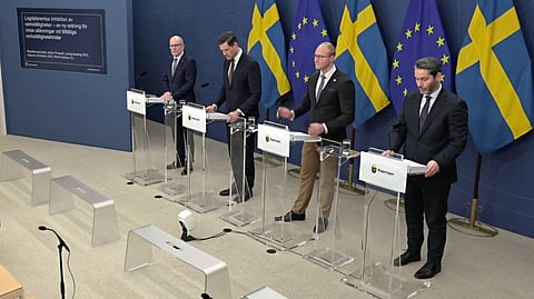 Regeringen håller pressträff om utvisning av utländska medborgare med verkställighetshinder