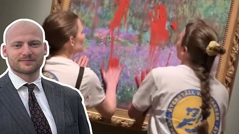 Återställ våtmarkers vandalism på Nationalmuseum.