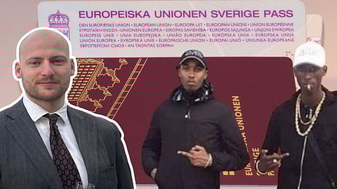 Mustafa Mohamed och Mohamed Ali Abdighan till höger. Båda kopplade till det kriminella gänget Dödspatrullen.