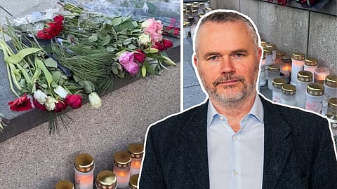 Minnesstund efter Rönningemordet.