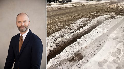 Stockholms stads trafikborgarråd Lars Strömgren slår ifrån sig kritiken om den bristfälliga snöröjningen. 