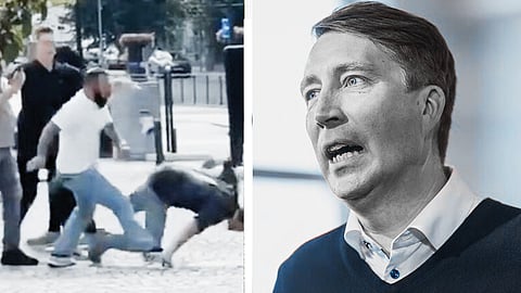 Richard Jomshof (SD) till höger. 