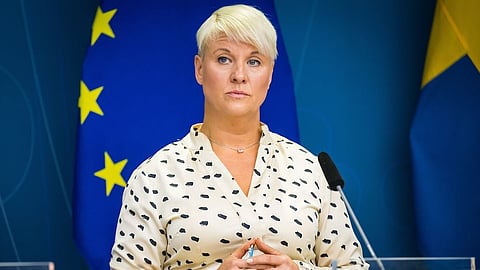 Äldre- och socialförsäkringsminister Anna Tenje (M).