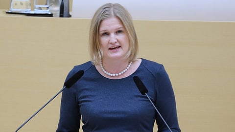 Katrin Ebner-Steiner är gruppledare för AfD i Bayern. 