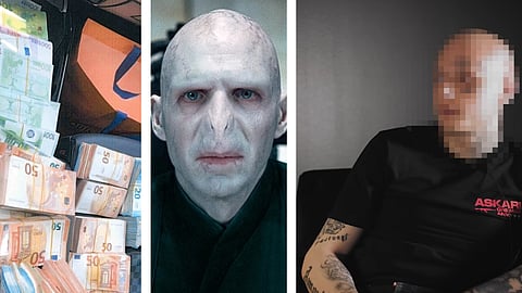 "Voldemort" (en fiktiv karaktär skapad av J.K. Rowling) döms till tre år och tre månaders fängelse samt utvisning.