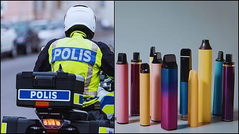 Polisen varnar: Ny form av drog sprids i vapes