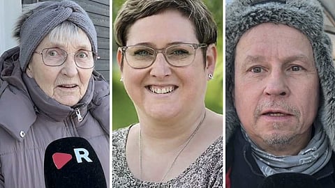 Nordmalingsbon Kaisa Lövgren (t.v), Madelaine Jakobsson (C) och Danne Salomonsson (t.h).