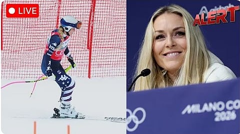 Lindsey Vonn skadade knät nio dagar innan OS men beslutade sig för att tävla ändå.