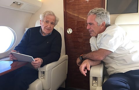 Noam Chomsky och Jeffrey Epstein