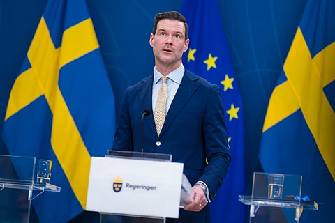 Migrationsminister Johan Forsell. 