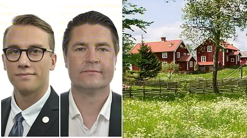 Dennis Dioukarev och  Oscar Sjöstedt.