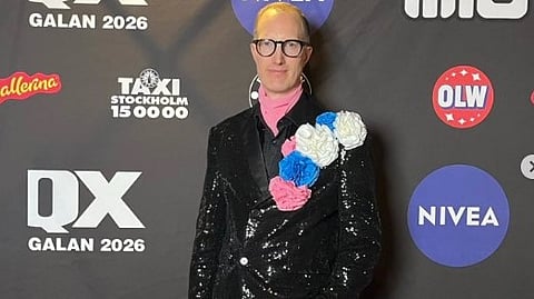 Jan Jönsson (L) på QX-galan 2026.