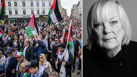 Helene Bergman: Palestinademonstration avbröt samtal med minister i Göteborg