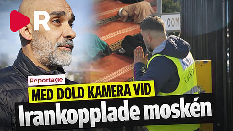 Reportage: Med dold kamera vid den Irankopplade moskén