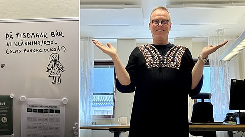 Annorlunda klädkod i Vimmerby – kjol på tisdagar