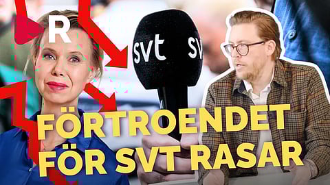 Förtroendet för SVT bland högerlutande tokrasar