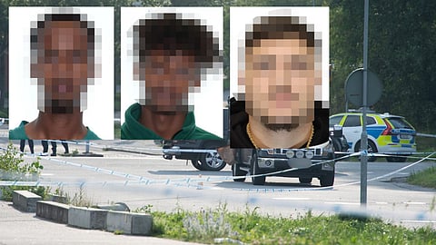 De tre mordåtalade.