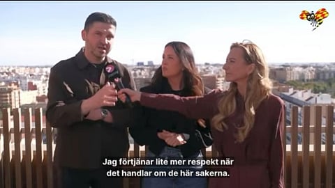 Bojan Djordjic fick ett raseriutbrott i direktsändning.