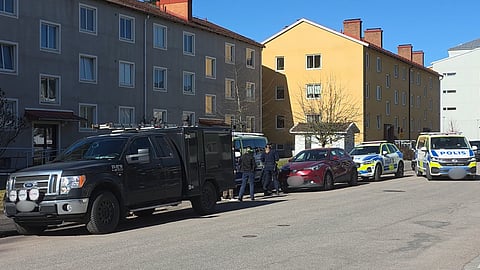 Misstänkt mord i Kumla – två personer gripna