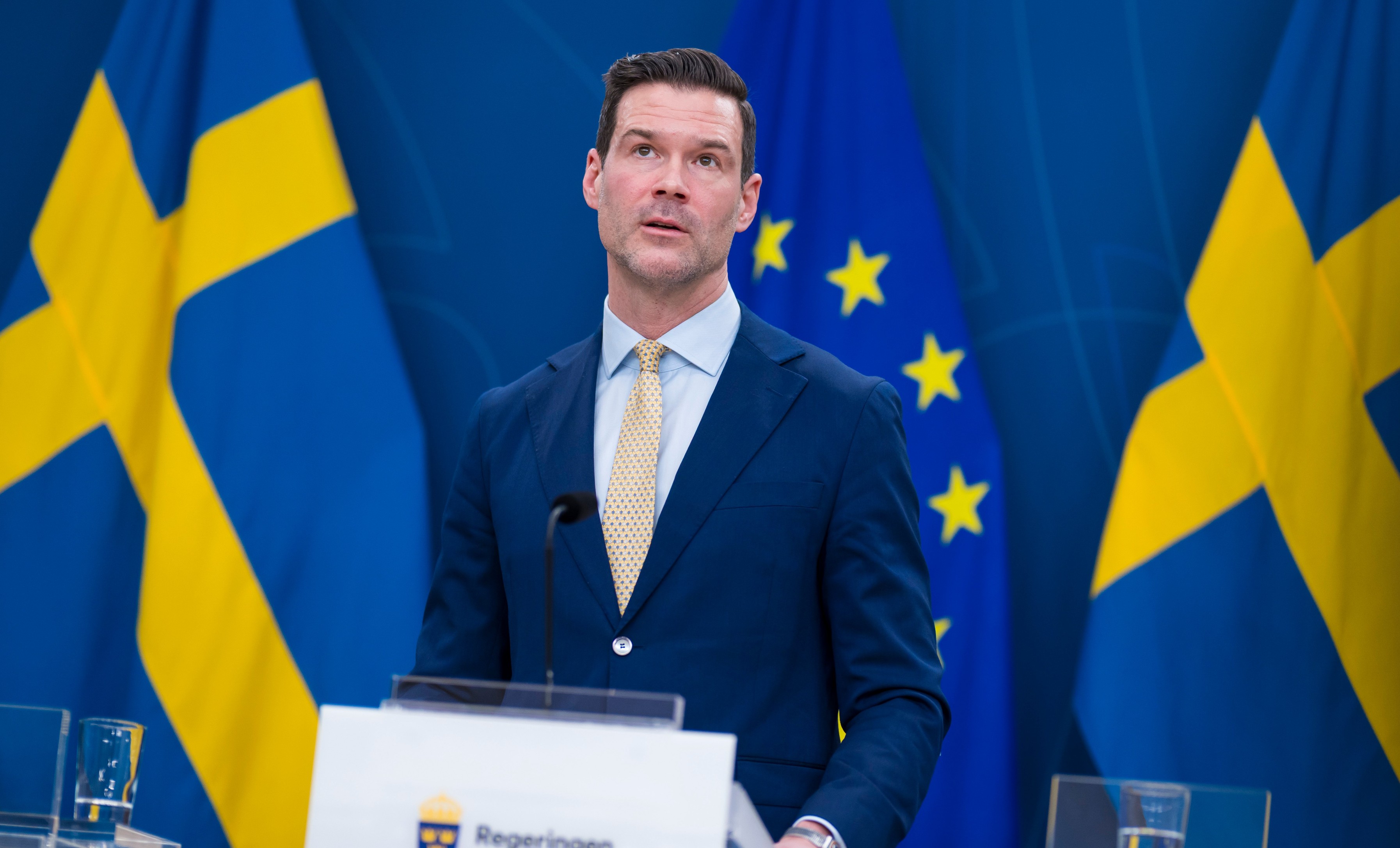 Migrationsminister Johan Forsell. 