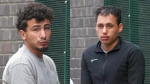 Två av de åtalade: Ibrahim Alshafe och Karin al-Danasurt.