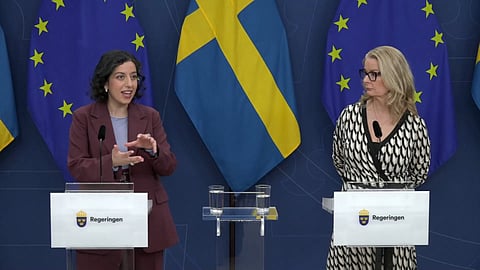 Simona Mohamsson (L) och Lotta Edholm (L).