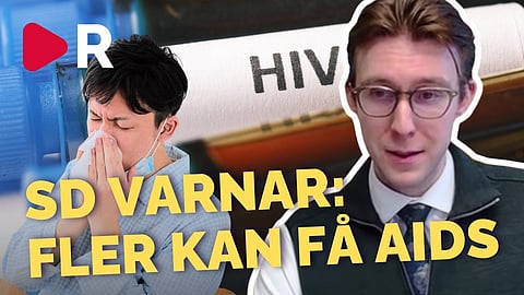 Leonid Yurkovskiy (SD) gästade Riks för intervju om informationsplikten för hivsmittade.