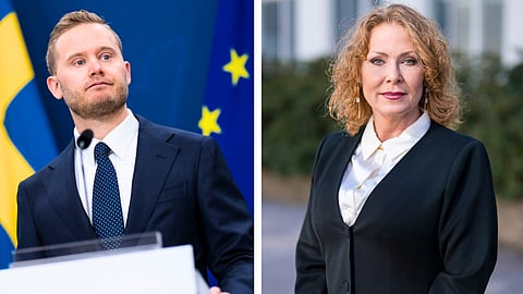 Henrik Vinge (SD) och Marléne Lund Kopparklint (SD).