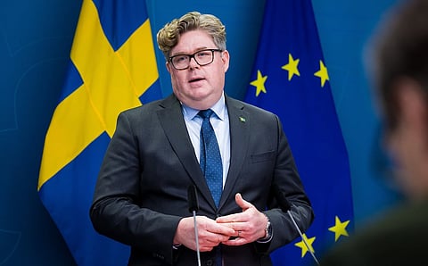 Justitieminister Gunnar Strömmer (M). 