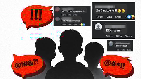 Ungdomar delar ut SD-flygblad – kallas "små nassekräk" av vuxna