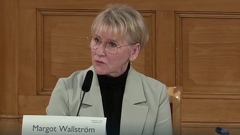 Tidigare utrikesministern Margot Wallström (S).