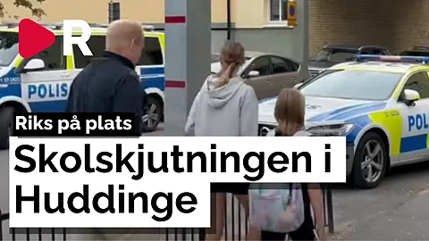 Livesändning med anledning av skolskjutningen i Stockholm